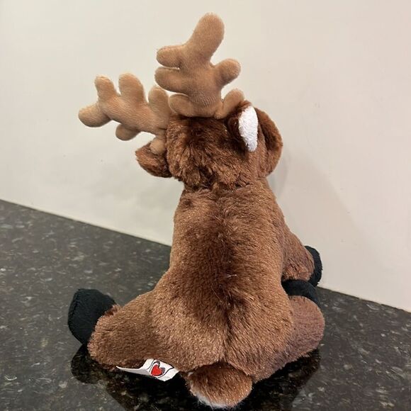 Webkinz Ganz Moose Reindeer Vintage Adopt A Pet Plush Stuffed Animal Christmas - Picture 4 of 8